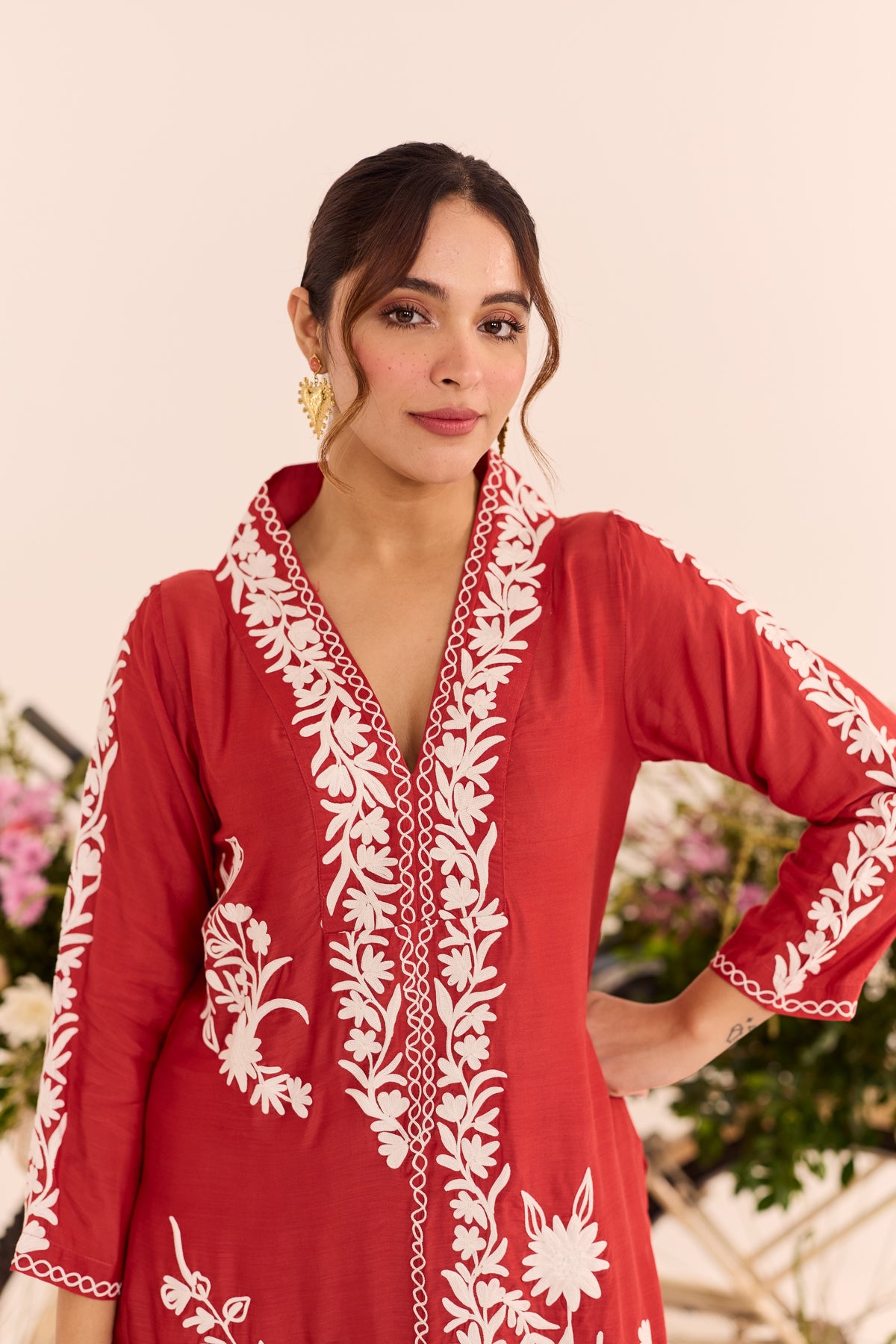 Mehr Red Co-ord Set