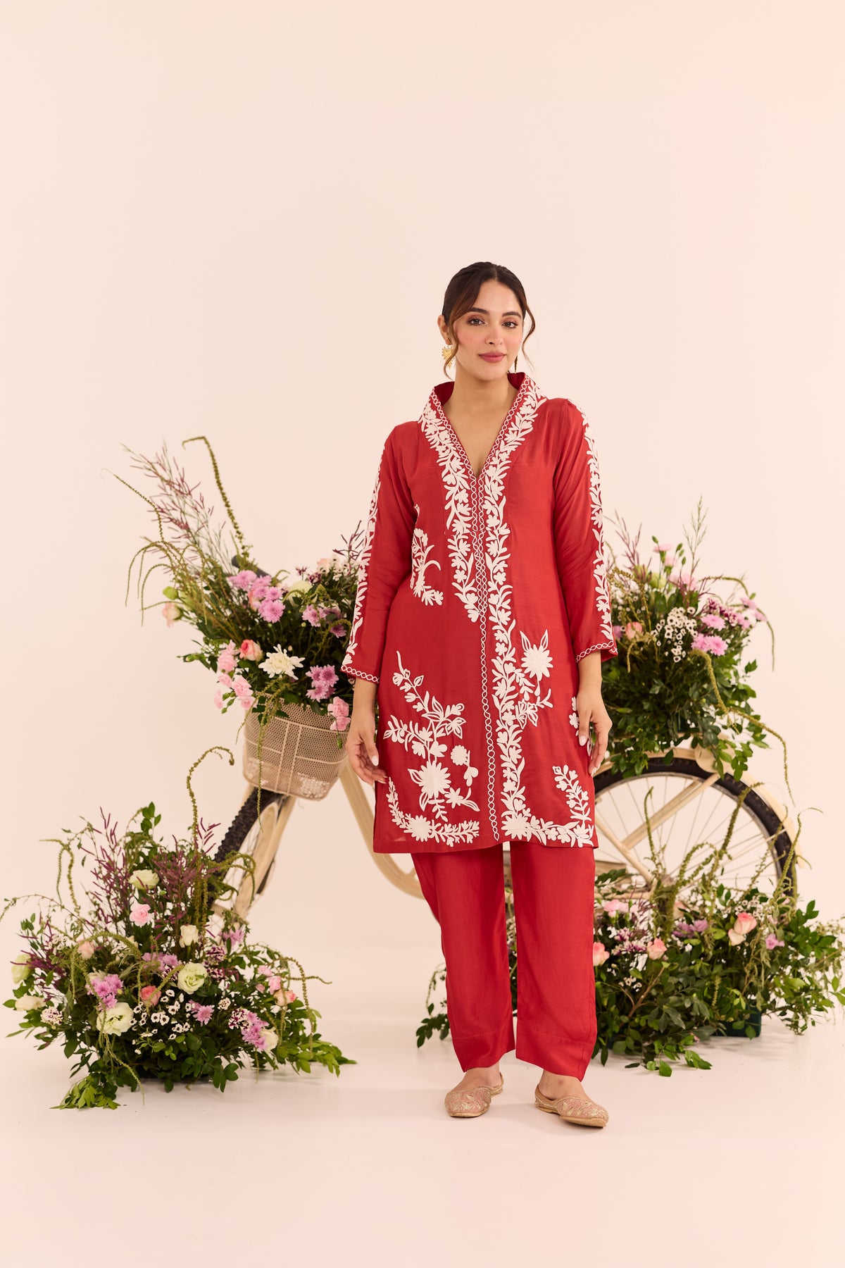 Mehr Red Co-ord Set