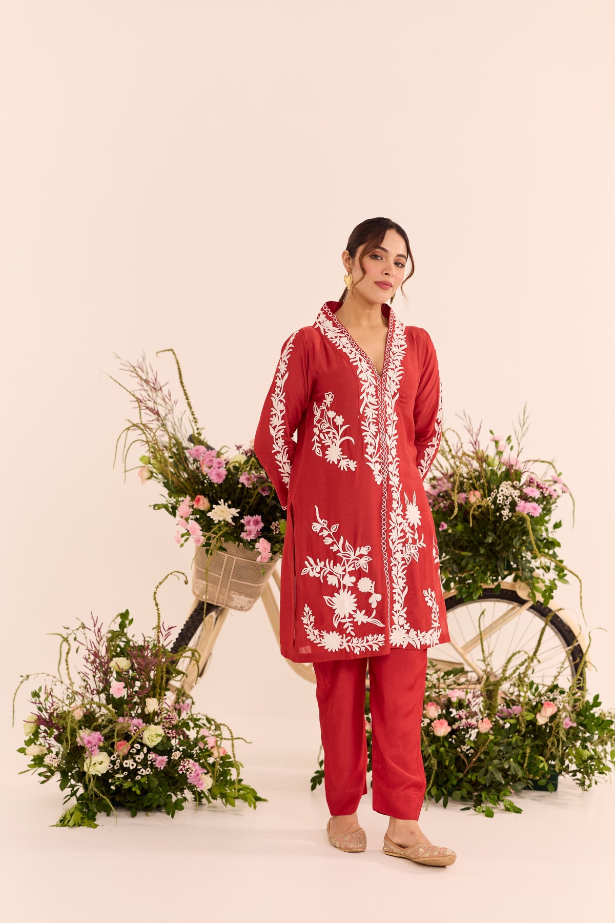 Mehr Red Co-ord Set
