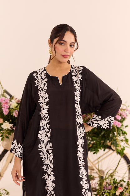 Koshur Black Pheran Set