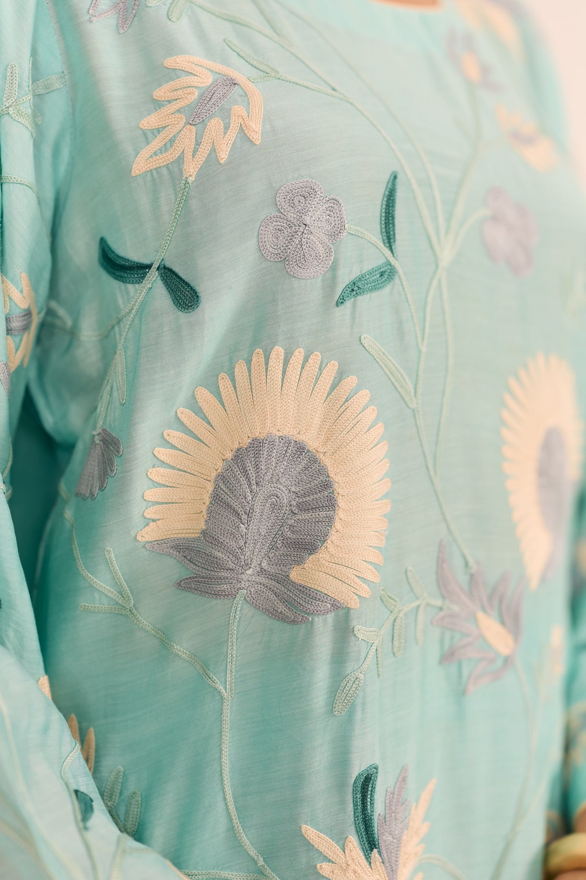 Aqua Short Kurta With Shalwar